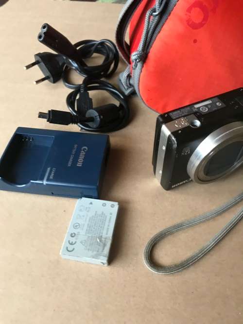 Canon PowerShot SX200 IS|12.1 MEGAPIXELS|BATTERY|16GB SD CARD|USB CABLE|CHARGER|POUCH